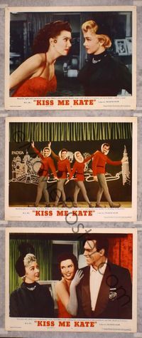 5g663 KISS ME KATE 3 LCs '53 Howard Keel, Kathryn Grayson & sexy dancer Ann Miller!