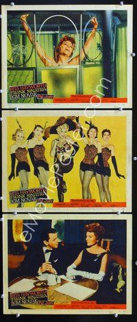 5g776 PAL JOEY 3 LCs '57 Rita Hayworth, Frank Sinatra & sexy showgirl dancers!