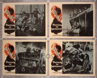 5g227 PASSAGE TO MARSEILLE 4 LCs '44 great images of Humphrey Bogart in action on ship!