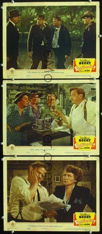 5g799 RATIONING 3 LCs '44 wacky images of Wallace Beery, Marjorie Main!