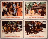 5g255 SEVEN BRIDES FOR SEVEN BROTHERS 4 LCs R62 Jane Powell & Howard Keel, classic MGM musical!