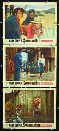 5g871 SPRINGFIELD RIFLE 3 LCs '52 cowboy Gary Cooper with gun, Civil War!