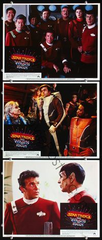 5g874 STAR TREK II 3 LCs '82 The Wrath of Khan, Leonard Nimoy, William Shatner, sci-fi sequel!