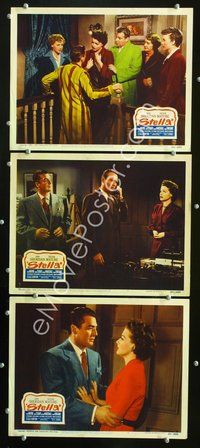5g876 STELLA 3 LCs '50 pretty Ann Sheridan & Victor Mature in romantic comedy!