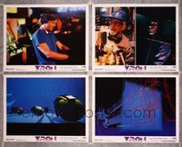 5g302 TRON 4 LCs '82 Walt Disney sci-fi, Jeff Bridges at arcade, cool special effects!