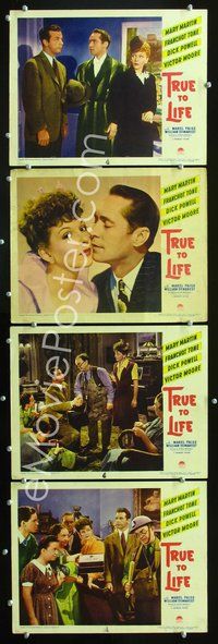 5g303 TRUE TO LIFE 4 LCs '43 Mary Martin, Franchot Tone, Dick Powell!