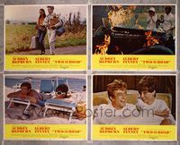 5g305 TWO FOR THE ROAD 4 LCs '67 Audrey Hepburn & Albert Finney, directed by Stanley Donen!