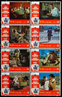 5h007 5 CARD STUD 8 LCs '68 cowboys Dean Martin & Robert Mitchum play poker!