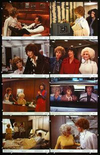 5h011 9 TO 5 8 color 11x14s '80 Dolly Parton, Jane Fonda, Lily Tomlin, Dabney Coleman is a bad boss!