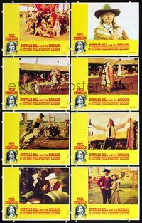 5h074 BUFFALO BILL & THE INDIANS 8 LCs '76 Burt Lancaster, Paul Newman as William F. Cody!
