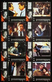 5h098 CLEAR & PRESENT DANGER 8 int'l LCs '94 great images of government agent Harrison Ford!