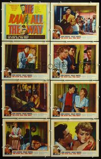 5h250 HE RAN ALL THE WAY 8 LCs '51 John Garfield & Shelley Winters have a dynamite kind of love!