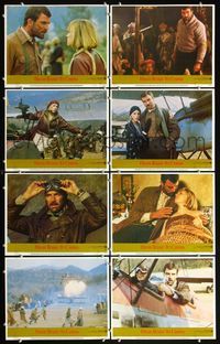 5h263 HIGH ROAD TO CHINA 8 LCs '83 aviator Tom Selleck & Bess Armstrong!