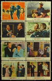 5h264 HIGH SOCIETY 8 LCs '56 Frank Sinatra, Bing Crosby, Grace Kelly & Louis Armstrong!