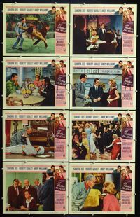 5h303 I'D RATHER BE RICH 8 LCs '64 Sandra Dee, Robert Goulet, Andy Williams, Maurice Chevalier!