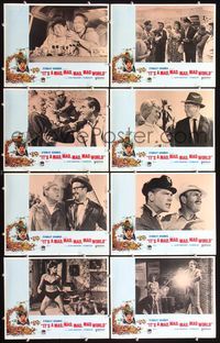 5h314 IT'S A MAD, MAD, MAD, MAD WORLD 8 LCs R70 Mickey Rooney, Spencer Tracy, Milton Berle, Silvers!