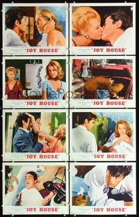 5h318 JOY HOUSE 8 LCs '64 Rene Clement's Les Felins, super sexy Jane Fonda, Alain Delon!