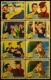5h340 LADY IS WILLING 8 LCs '42 art of pretty Marlene Dietrich, Fred MacMurray & Baby Corey!