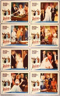 5h443 PLEASURE OF HIS COMPANY 8 LCs '61 Fred Astaire, Debbie Reynolds, Lilli Palmer, Tab Hunter