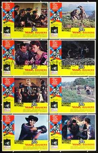 5h456 REBEL ROUSERS 8 LCs '70 Jack Easy Rider Nicholson, Bruce Dern, Cameron Mitchell, bikers!
