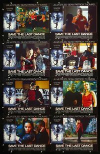 5h468 SAVE THE LAST DANCE 8 int'l LCs '01 Julia Stiles & Sean Patrick Thomas!