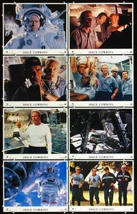 5h502 SPACE COWBOYS 8 LCs '00 old astronauts Clint Eastwood, Tommy Lee Jones & Sutherland!
