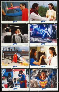 5h518 SUPERMAN III 8 LCs '83 Christopher Reeve w/Richard Pryor & pretty Annette O'Toole!