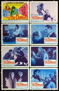 5h538 THESE ARE THE DAMNED 8 LCs '63 Joseph Losey teams with H.L. Lawrence to make spooky horror!