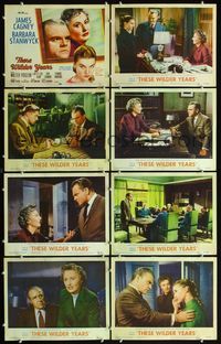 5h539 THESE WILDER YEARS 8 LCs '56 James Cagney & Barbara Stanwyck have a teenager in trouble!