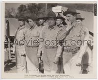 5j112 COME ON MARINES 8x10 still '34 Richard Arlen whispers to fellow Marine standing in formation!