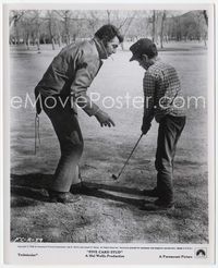 5j018 5 CARD STUD candid 8x10 still '68 Dean Martin showing his son how to swing a golf club!