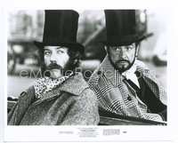 5j235 GREAT TRAIN ROBBERY 8x10 still '79 Sean Connery & Donald Sutherland in stove pipe hats!