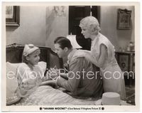 5j255 HAVANA WIDOWS 8x10 still '33 Lyle Talbot & Glenda Farrell visit Joan Blondell sick in bed!