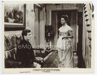 5j317 JOURNEY TO THE CENTER OF THE EARTH 8x10.25 still '59 seated Pat Boone looks at Diane Baker!