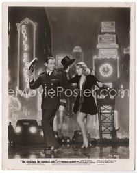 5j329 KING & THE CHORUS GIRL 8x10 still '37 sexy Joan Blondell in top hat dances on stage w/Gravet!
