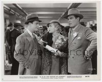 5j394 MGM'S BIG PARADE OF COMEDY 8x10 still '64 Carole Lombard gets gift from Chester Morris!