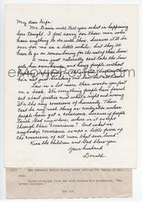5j445 OX-BOW INCIDENT 8.25x10 still '43 Dana Andrews' letter to his wife before lynching!