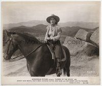 5j472 RAIDERS OF THE SOUTH 8.25x9.5 still '46 cowgirl Evelyn Brent riding on horseback!