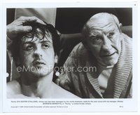 5j491 ROCKY 8.25x10 still '77 battered boxer Sylvester Stallone in corner with Burgess Meredith!