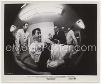 5j517 SECONDS 8x10 still '66 classic fish-eye image of strapped down Rock Hudson used on one-sheet!