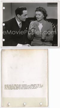5j522 SHADOW OF THE THIN MAN 8x10 key book still '41 William Powell gives bracelet to Myrna Loy!