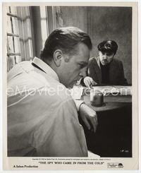 5j566 SPY WHO CAME IN FROM THE COLD 8x10 still '65 Oskar Werner talks to intense Richard Burton!