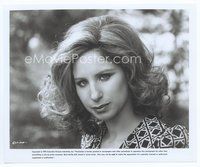 5j618 WAY WE WERE 8x10 still '73 head and shoulders close up of Barbra Streisand looking pensive!