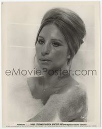 5j624 WHAT'S UP DOC 8x10 still '72 close up of Barbra Streisand naked in bubblebath!