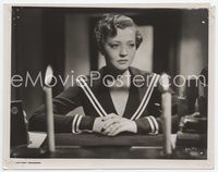 5j578 SYLVIA SIDNEY Swedish 8x10 still '30s great portrait seated in sailor suit with sad look!