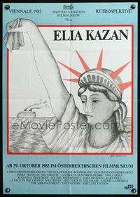 5k012 ELIA KAZAN FILM FESTIVAL Austrian '82 great Gertie Frohlich art of crying Statue of Liberty!