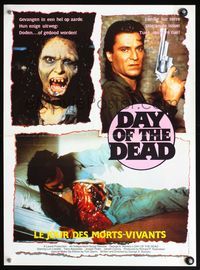 5k500 DAY OF THE DEAD Belgian '85 George Romero zombie horror sequel, gross image!