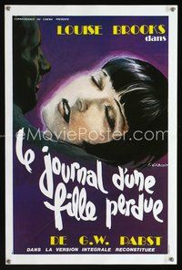 5k505 DIARY OF A LOST GIRL French R80s G.W. Pabst directed, art of sexy Louise Brooks!