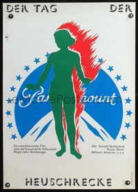 5k144 DAY OF THE LOCUST East German '81 John Schlesinger directed, Handschick art of Paramount logo!