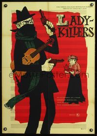 5k147 LADYKILLERS East German '62 cool Rosil art of guiding genius Alec Guinness & little old lady!
